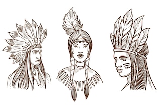 Native American drawings