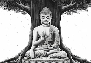 buddha Purnima drawings